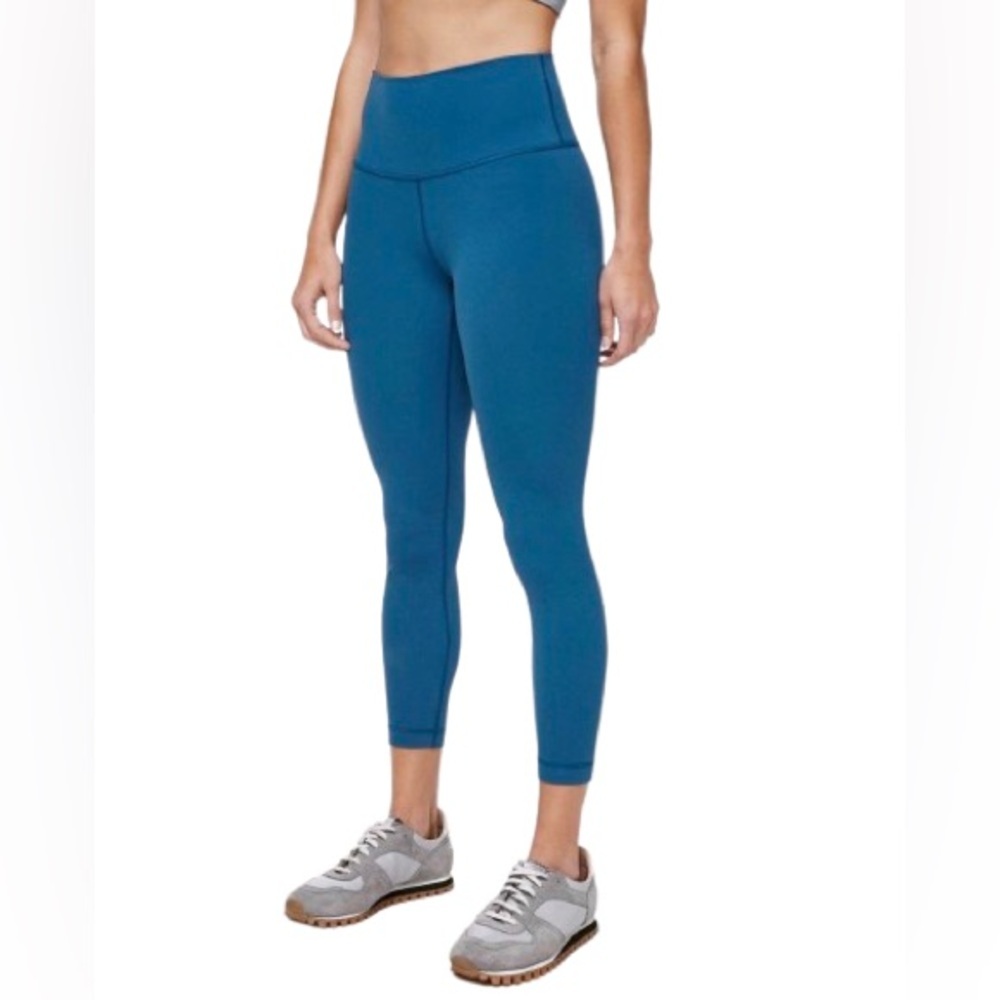 Lululemon Wunder Under High-Rise Tight 25" *Full-On Luxtreme Deep Marine size 8